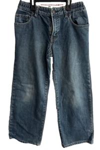 Vintage Casual trendy GAP 1969 LOOSE FIT Boy Denim Jean Sz 7 Regular 100% Cotton - Picture 1 of 14