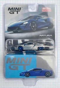 Mini GT 1:64 McLaren Artura Volcano Blue Diecast Model Car MGT00430 Chase Car - Picture 1 of 1