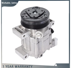 AC A/C compressor with clutch for Subaru Impreza Forester WRX WRX STI 2.5L H4 - Picture 1 of 19
