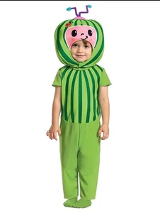 Disfraz Niño Pequeño Cocomelón Melón Mono Halloween Disfraz 3T-4T - Imagen 1 de 1