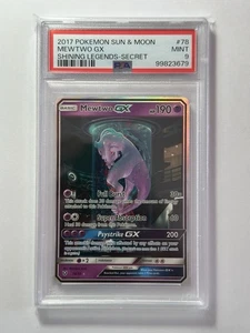 Pokemon Mewtwo GX 78/73 PSA 9 - Shining Legends Secret Rare Alt Art - Bild 1 von 2
