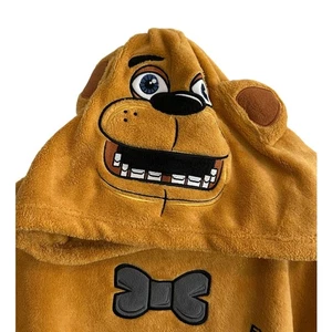 Felpa con cappuccio Five Nights at FREDDY's Cozy nuova con etichetta pile oversize con tasche OSFA - Foto 1 di 9