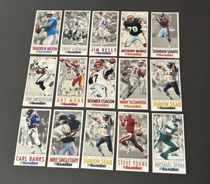 Lote de tarjetas de fútbol americano de la NFL Game Day 1992 - 36 tarjetas - con super estrellas y HOF'ers - Imagen 1 de 2