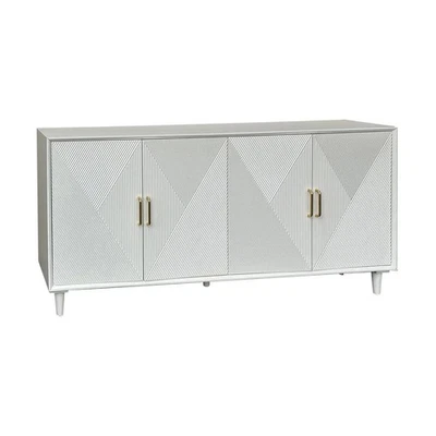 Mapleglen Four-Door Sideboard (White) - White - Contemporary - Image 1 of 3