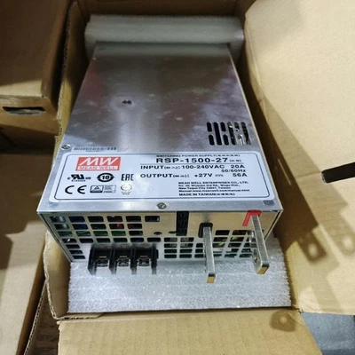 1pcs New MEAN WELL RSP-1500-27 27V 56A Switching Power Supply#QW - Image 1 of 4