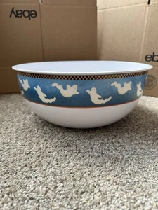 Sakura Debbie Mumm Halloween Melamin Schale kariert Geist hohl groß Süßigkeiten - Bild 1 von 7