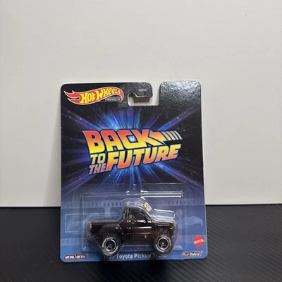 Hot Wheels Premium Back To The Future BLACK 1987 TOYOTA Pickup Truck 2023 New - Image 1 of 3
