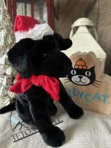 Calentador de Invierno Jellycat Pippa Labrador Peluche Arco Rojo Navidad Negro Perro Juguete Regalo - Imagen 1 de 13