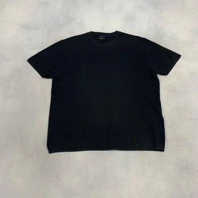 Camiseta Pullover Massimo Dutti Manga Corta Top, Algodón Extrafino Para Hombre M Foto 1 de 4