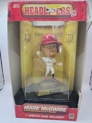 Mark McGwire ST Louis Cardinals Vintage 1998 Headliners Figure with COA - Image 1 of 4