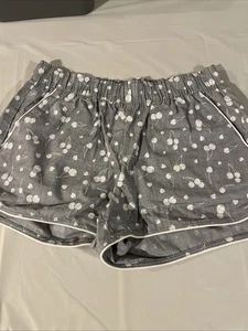 LOVE by Gap grau-weiß Kirsche Shorts Damen XS mit Taschen - Bild 1 von 6