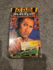As Hard the Rock (2000 VHS) - Sealed Dwayne Johnson WWF WWE Unauthorized - Picture 1 of 3