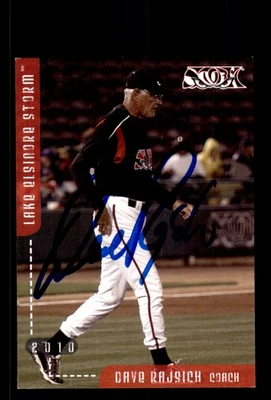 Signed Baseball Card Auto Dave Rajsich 2010 Grandstand Lake Elsinore Storm - Image 1 of 2