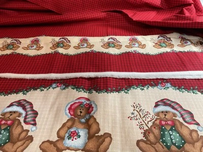 LOTE de Tela Ted E Bear Navidad Vintage Daisy Kingdom Incluye Patrón Foto 1 de 4