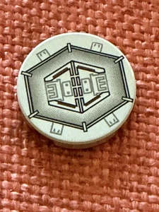 LEGO Piastrella Rotonda 2x2 con Modello Botteggio Esagonale SW 4150 4150px24 Set 4488 - Foto 1 di 5