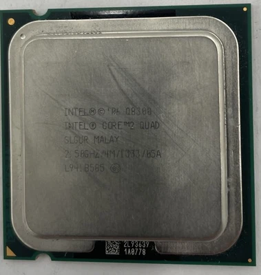 Intel Core 2 Quad Q8300 Desktop CPU Processor- SLGUR - Image 1 of 2