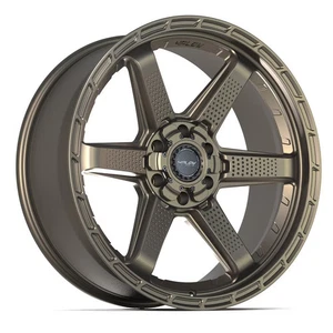 4PLAY Wheel 22x9 6x135 + 6x139.7 GM Chevy RAM 4PS63 Satin Bronze Wheel (1) - Picture 1 of 5