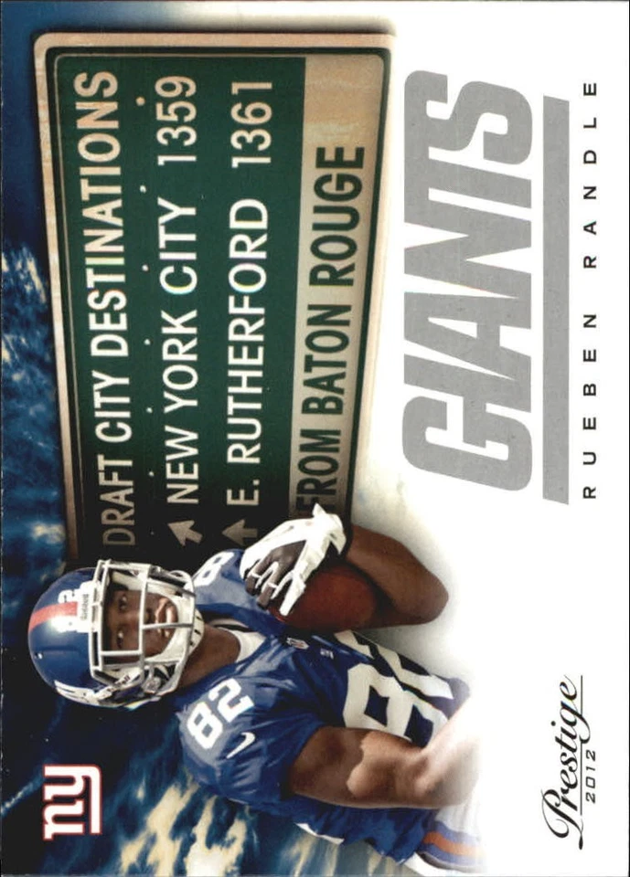 2012 Prestige Draft City Destination #26 Rueben Randle - FB - Image 1 of 2