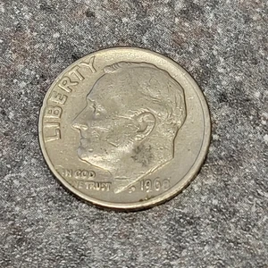 USA 1968 Dime Roosevelt ohne Münzzeichen - Bild 1 von 2