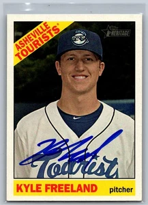 2015 Topps Heritage Minor League #152 Kyle Freeland handsigniert/signed - Bild 1 von 2