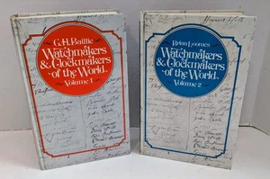 Watchmakers & Clockmakers of the World Vols. 1 and 2 by Baillie & Loomes HC - Foto 1 di 3