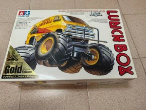 TAMIYA  1/12 R/C CUSTOMIZED MONSTER VAN LUNCH BOX GOLD EDITION - Picture 1 of 4