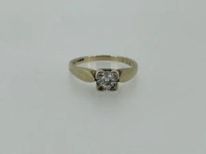 Solitärring 0,20 kt Diamant 9 kt Gelbgold - Bild 1 von 6