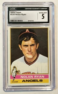 1976 Topps Nolan Ryan #330 HOF Angels CGC 5 Excellent - Bild 1 von 2