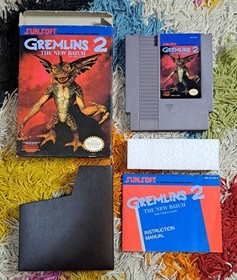 Gremlins 2 New Batch NES Complete With Manual And Styrofoam Insert. SEE DESC