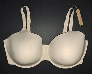 💕NWT SKIMS Fits Everybody Lightly lined Underwire T-shirt Bra Nude SAND 42DDDD - Picture 1 of 8