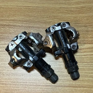 Pedales MTB Shimano PD-M520 Doble Cara SPD Sin Clip Usados Buen Estado - Imagen 1 de 5