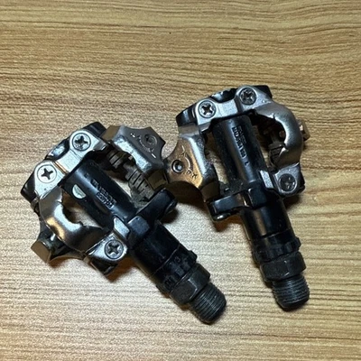 Pedales MTB Shimano PD-M520 Doble Cara SPD Sin Clip Usados Buen Estado Foto 1 de 4