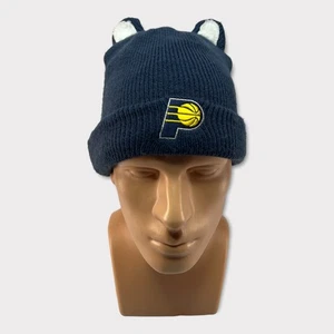 Indiana Pacers New Era Orejas Baloncesto NBA Gorro Gorra Invierno OSFM - Imagen 1 de 4