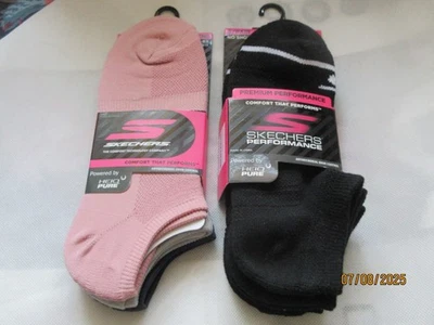 Calcetines Skeechers Damas, Talla Zapatos 6-9.5, 2 Tipos (Ver Fotos), 7 Pares, Nuevos Foto 1 de 4
