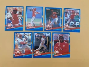 Donruss 1991 MLB Cincinnati Reds Lot of 7 Different Trading Cards - Bild 1 von 5