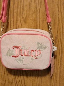 Neu mit Etikett Juicy Couture rosa Wingin’ It Kameratasche mit Strass Schmetterling - Bild 1 von 8