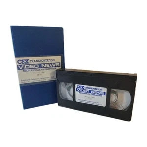 CSX Trasporti Video News Gennaio 1994 Operazioni Meccaniche 16 min Nastro VHS - Foto 1 di 7