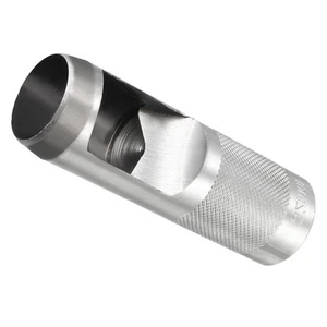 Leather Hollow Hole Punch - [32mm] Anti-Slip Round Knurled Shank Cutter Tool ... - Picture 1 of 5