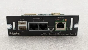 Schneider Electric 10/100/1000 AP9641 APC USV-Management Netzwerkkarte 3 kostenloser Versand - Bild 1 von 4