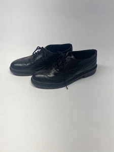 Oxford Jeffrey Campbell para mujer Moyra punta de ala cuero negro talla 6,5 - Imagen 1 de 9