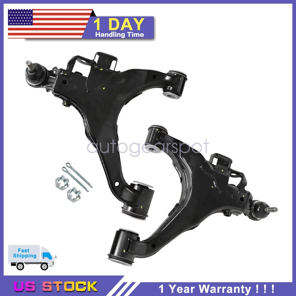 Par de brazos de control 2 piezas para Toyota Tundra 2007-2015 Sequoia 2008-2019 5,7 L V8 Foto 1 de 4