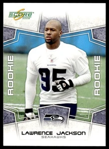 2008 Score Lawrence Jackson #351 Rookie Seattle Seahawks - Picture 1 of 2