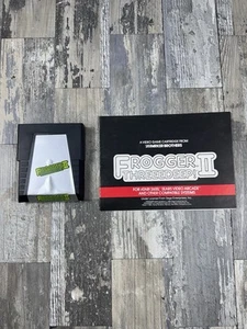 Atari 2600 VCS Frogger II Threeedeep! Three Deep 2 W/ Manual - Picture 1 of 9
