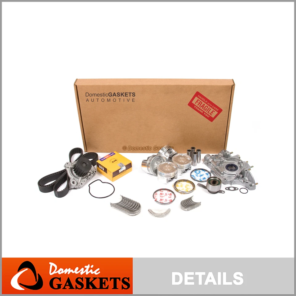Kit de reconstrucción de motor de revisión para 96-00 Honda Civic Del Sol 1,6 L SOHC D16Y7 D16Y8 Foto 1 de 4
