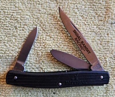 Nuevo cuchillo Skoal Bandit Racing 3 hojas Imperial Apex AP26 Stockman Foto 1 de 4