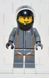Lego sc069 Pilota McLaren Senna Pirelli tuta Dark Bluish Gray 75892 2019 - Foto 1 di 3