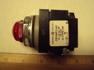 GE CR194PXG42; Red 120v 1c/dc pilot light - Picture 1 of 1