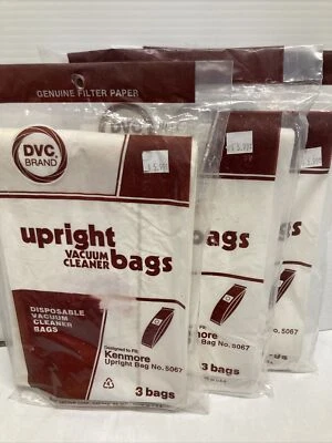 Lot Of 15 Kenmore Upright Vacuum Bags 5067  3 Packs Of 5 - Image 1 of 2