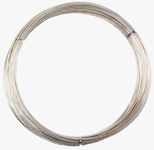 925 Sterling Silver Wire | Round | Dead Soft | 10-32 Gauge | 1-10 Ft | USA 