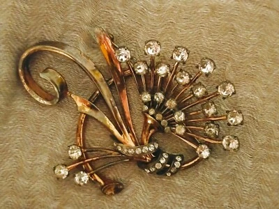 pennino spilla sterling floreale - Immagine 1 di 4